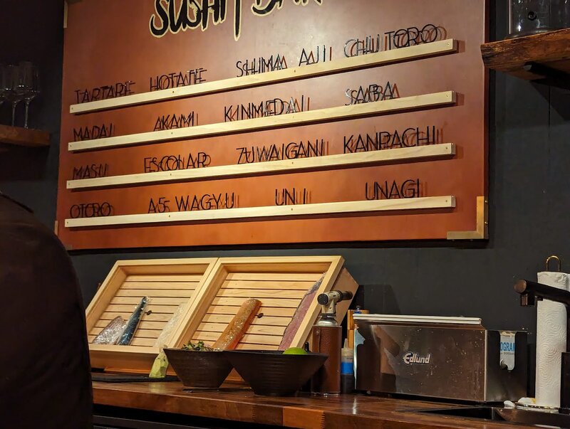 sushi menu